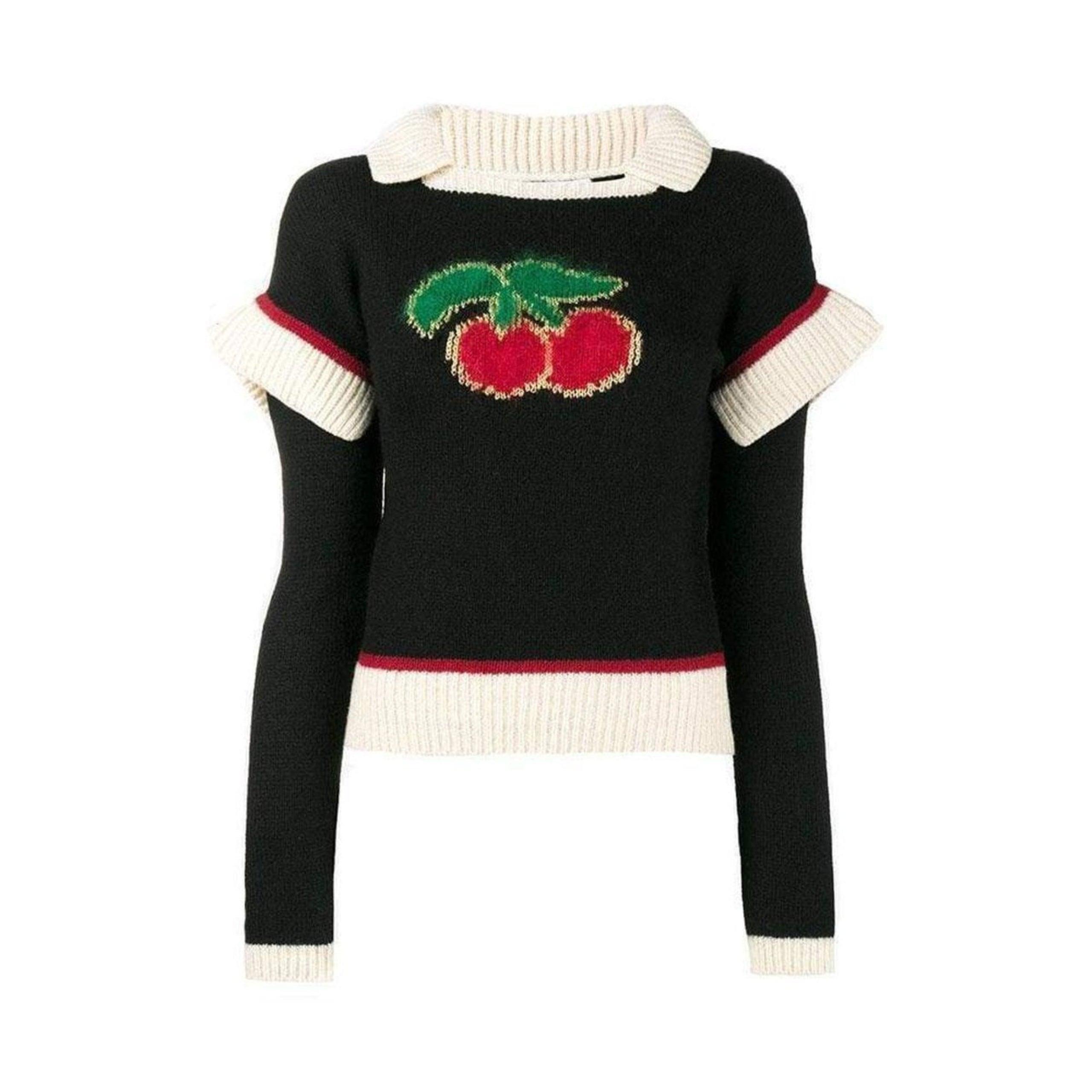Philosophy Di Lorenzo Serafini - Wool Blend Cherry Sweater - It 44
